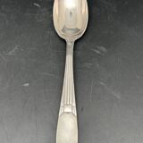 White metal children's cutlery set with little cat