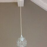 Bubbled glass bell lamp vintage 60s-70s