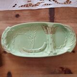 Dish and drainer for asparagus slip