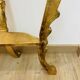 Golden console in Louis XV Rococo style made of resin.