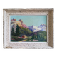 Louis ANDREY, mountain landscape, oil on canvas signed