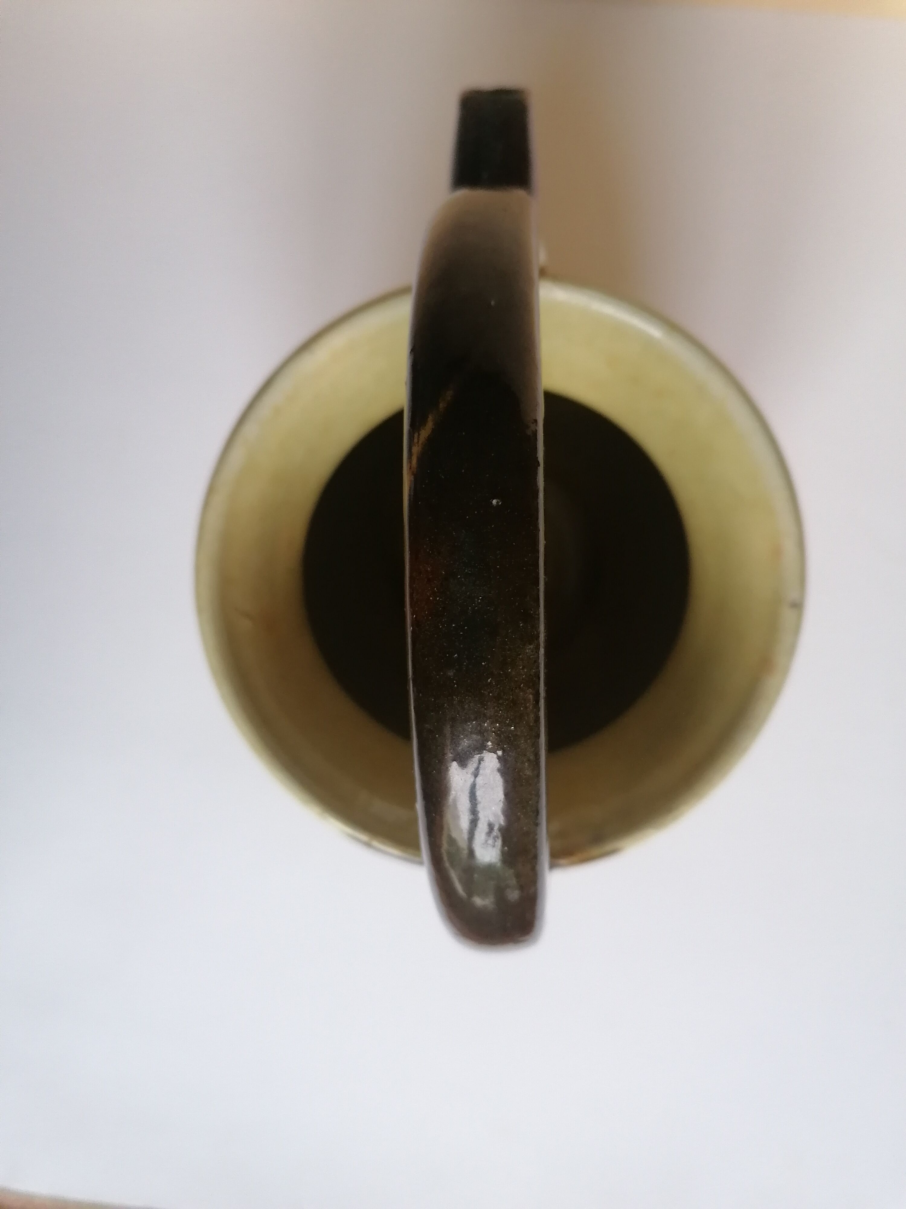 Vallauris gargoulette jug signed Aegitna