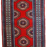 Tapis Vintage Indo-Mahal, Années 1970, Élégance et Artisanat