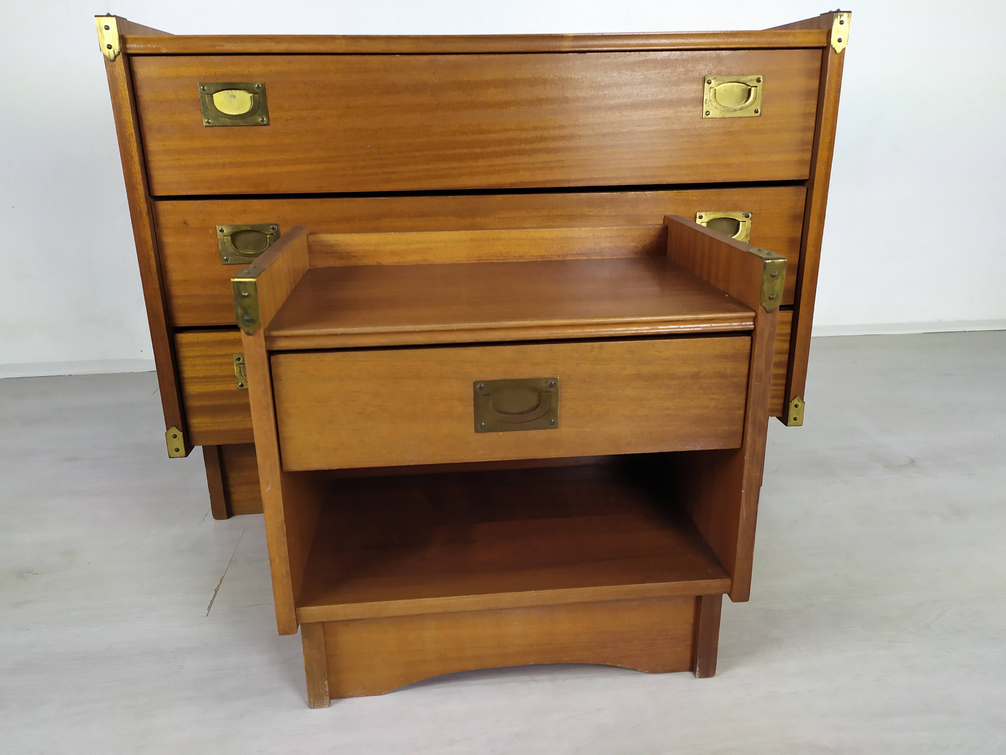 Commode et chevet vintage