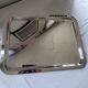 Large Silver Metal Serving Tray
