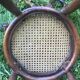 Caned bistro chair