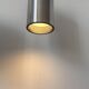 Pair of vintage wall lights, brushed metal, Bur Leucthen Germany 1970