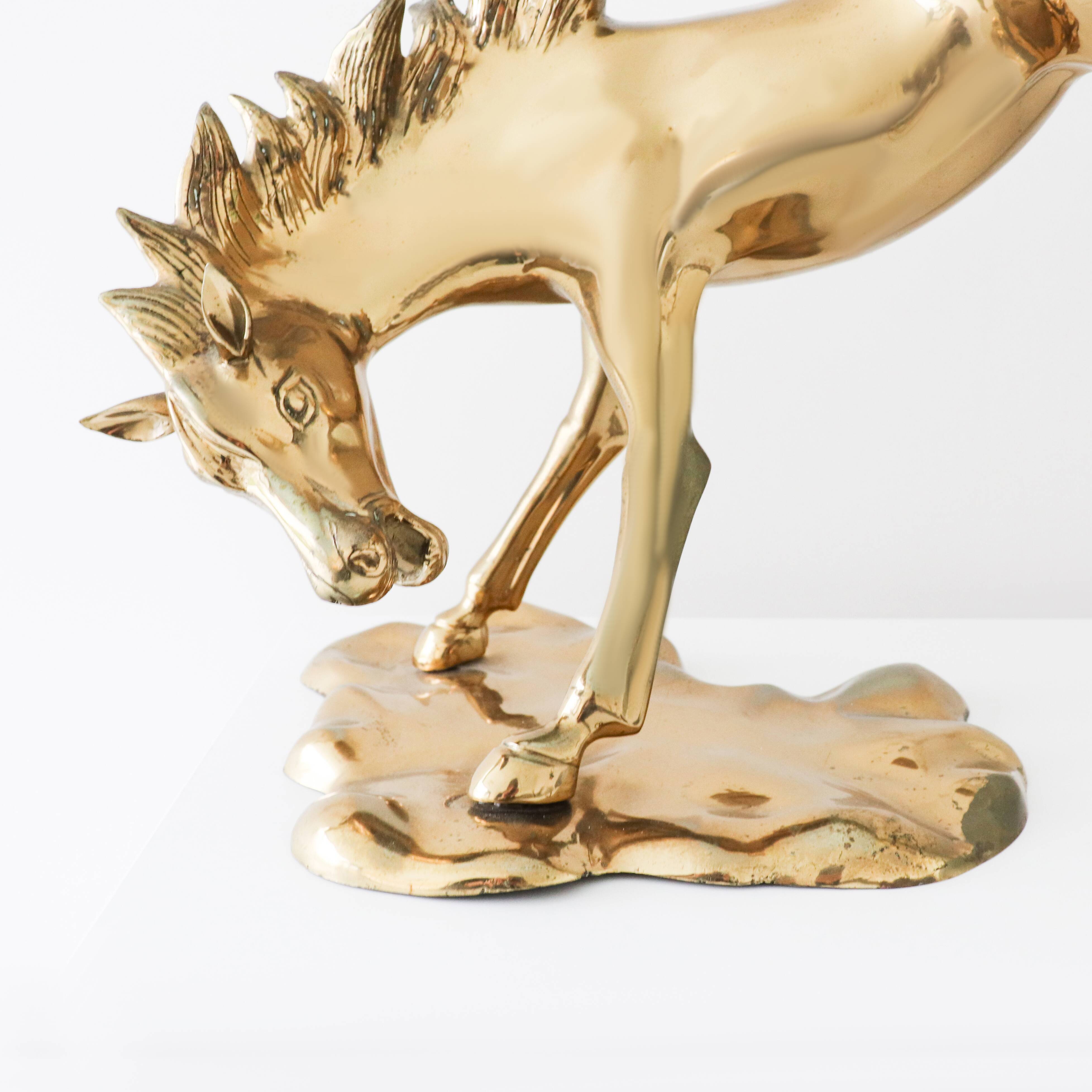 XXL Kicking Horse - Brass