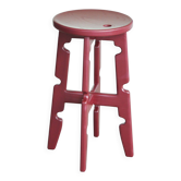 High Stool in Lacquered Ash
