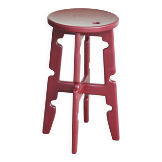 High Stool in Lacquered Ash