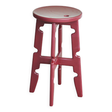 Tabouret Haut en Frêne laqué