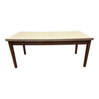 Oak and Formica dining table