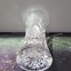 Old vase crystal carved decoration chisled vintage decoration