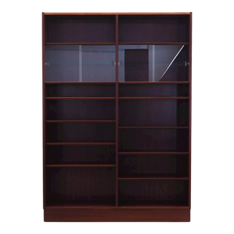 Mahogany bookcase, Danish design, 1970s, production: Hundevad