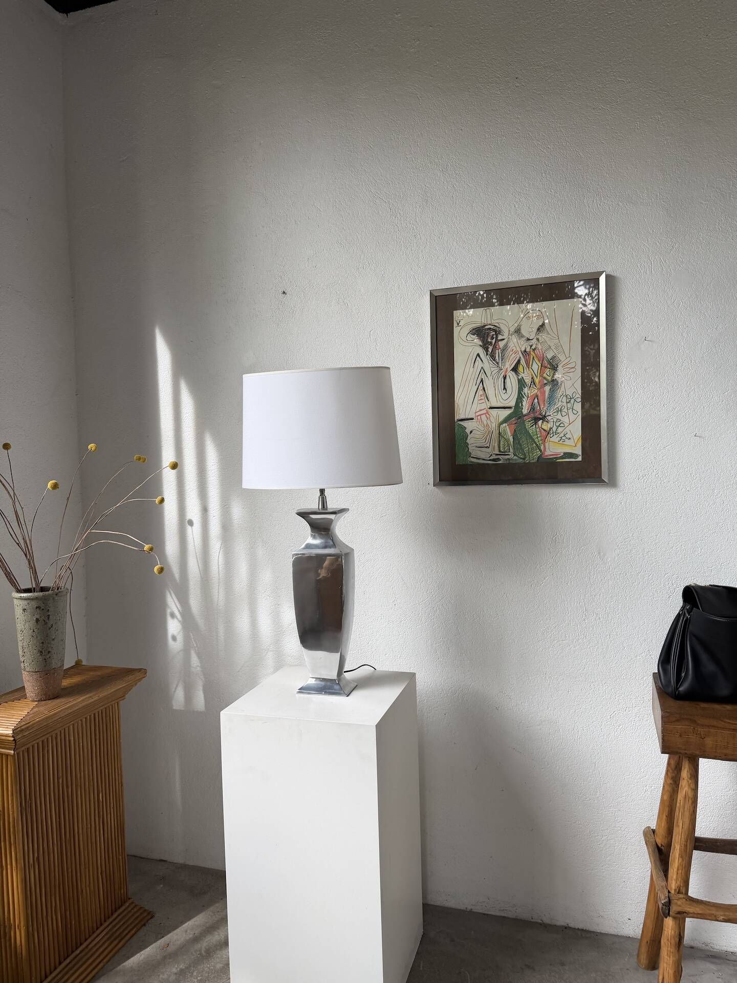 XL lamp made of aluminium 1980