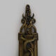Pair of pharmacy storefront, doctor, caduceus bronze medicine. Early twentieth century