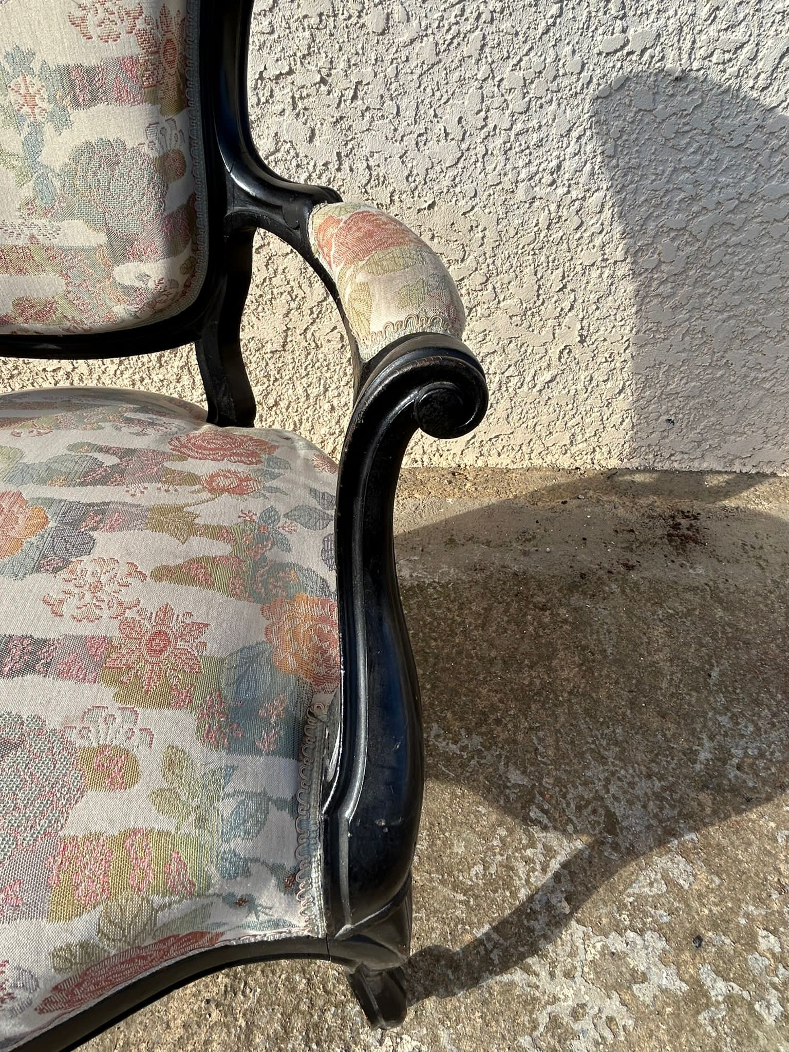 Pair of Voltaire armchairs