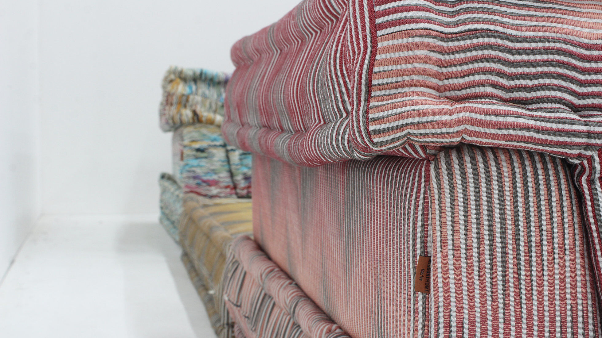 Roche Bobois Mah Jong modular sofa Missoni fabric design by Hans Hopfer