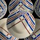 6 assiettes creuses aux couleurs basques, KG Lunéville, 1930