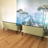 Pair of Daisy Simon sofas