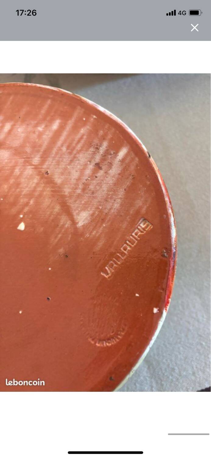 Ceramic soup tureen from Vallauris – 1950s – abstract design