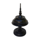 Ancient Burmese laywood offering pot