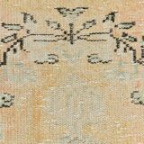3x9 Beige & Yellow Turkish Vintage Runner Rug, 80x281Cm SK 23538