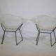 Chaise Diamond par Harry Bertoia pour Knoll, lot de 2, années 1950/60 Chaise longue en fil de fer
