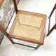 Lot de 4 chaises cannées années 50