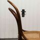 Chaise bistrot bois courbé 1900 cannage