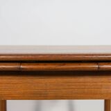 Mid-Century Square Extendable Teak Dining Table, Denmark, 1960s