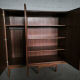 Scandinavian dressing wardrobe in rosewood