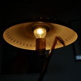 VINTAGE “Z” LAMP IN BRASS AND LACQUERED STEEL BY LOUIS KALFF 1960