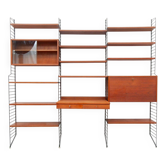 String wall shelf by Kajsa & Nisse Strinning, 1950s