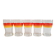 Set of 5 glasses with advertising aperitifs Vabé 1970 vintage