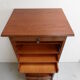 Vintage oak filing cabinet with roller shutter