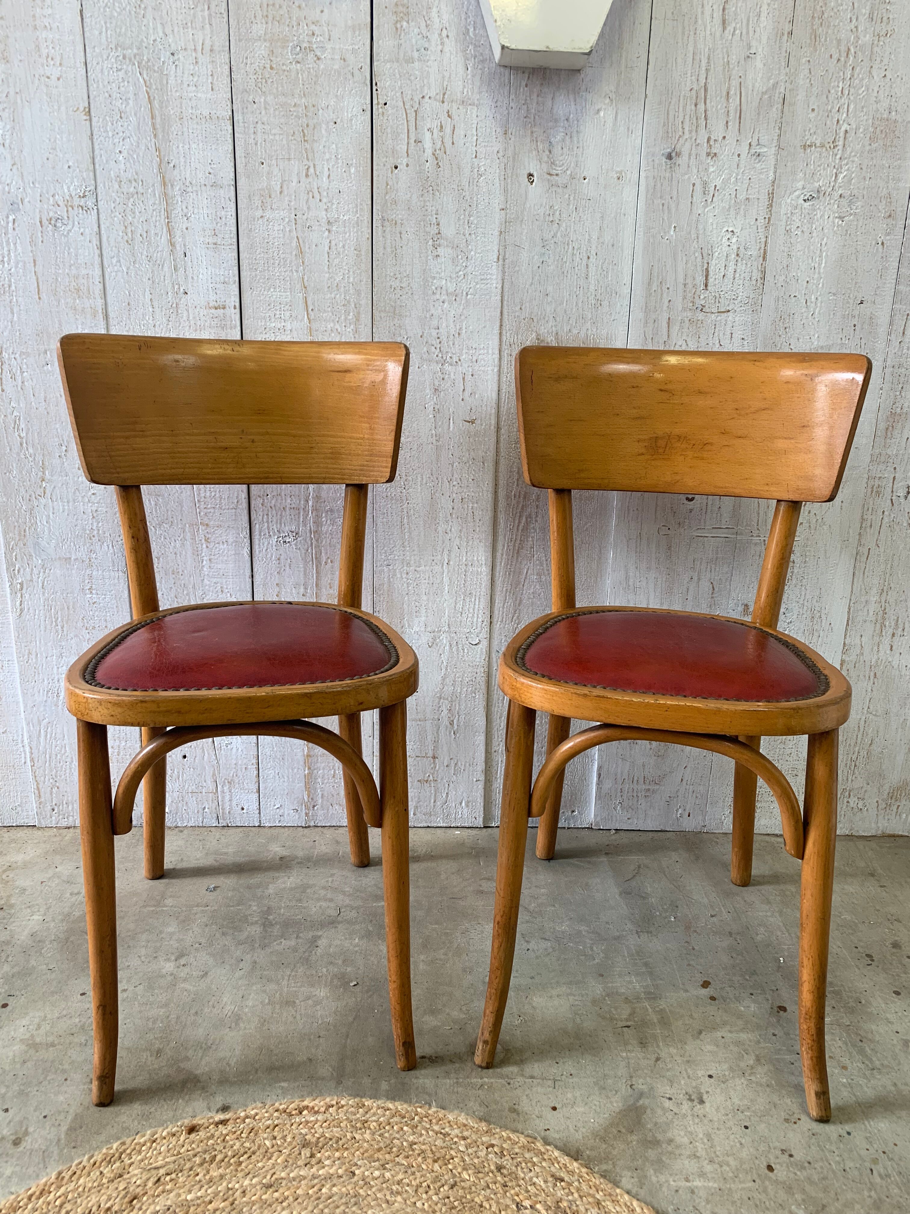 Pair of bistro chairs