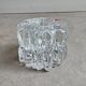 Set of 2 Hadeland Norway crystal candle holders