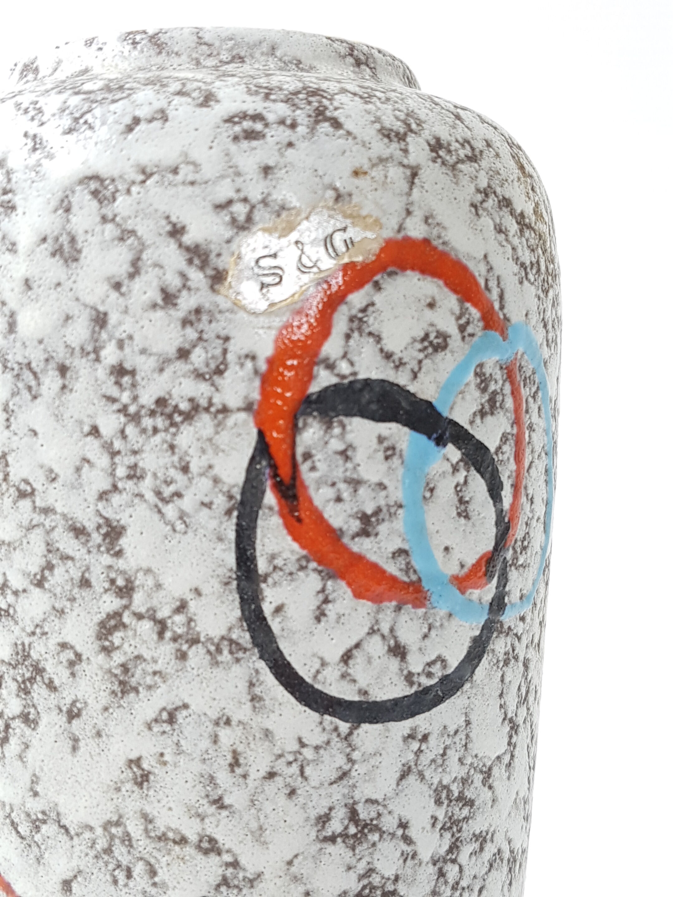 German vase signed S & G of the 1960s