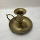 Brass hand candle holder