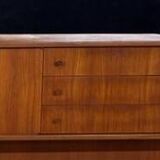 Vintage Scandinavian teak sideboard with drawers