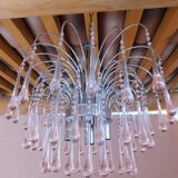 Chandelier Murano Venini tassels drops