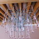 Chandelier Murano Venini tassels drops