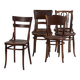 Antique dining chairs (c.1920). Set of 6 pieces no.3