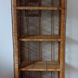 Rattan shelf