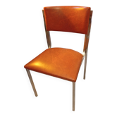 Retro faux leather chair