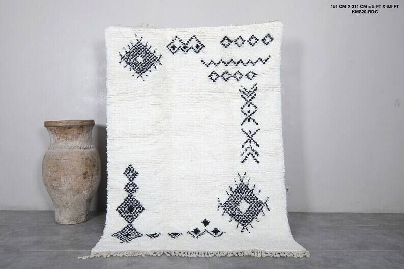 Cream Moroccan rug 150/250cm