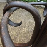 Parrot coat holder in curved wood - Art Nouveau