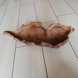 Ancienne corbeille en bois sculpté