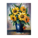 Still life - oil on wood